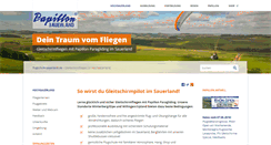 Desktop Screenshot of flugschule-sauerland.de