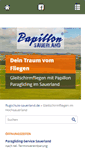 Mobile Screenshot of flugschule-sauerland.de